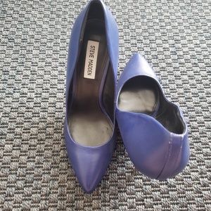 Steve Madden cobalt leather pumps-8.5